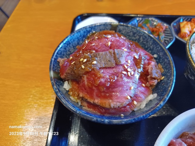 焼肉丈太郎ローストビーフ丼