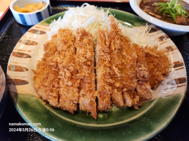 かつさとロースカツ定食2