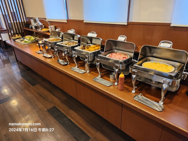 ホテルルートイン御前崎朝食会場