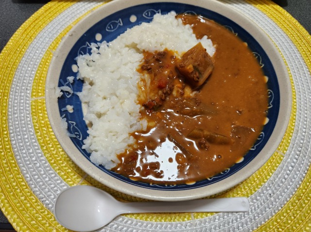 風のマルシェ御前崎波乗りパパイヤカレー3