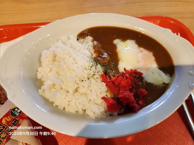 カーリーちゃんカレーモーニングセット