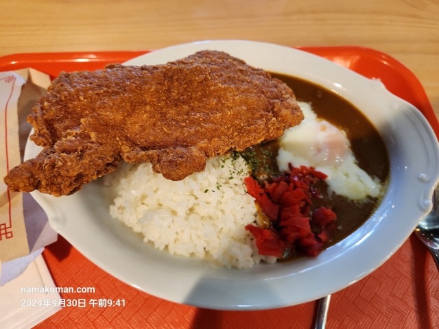 カーリーちゃんカレーモーニングセット＆大鶏排2