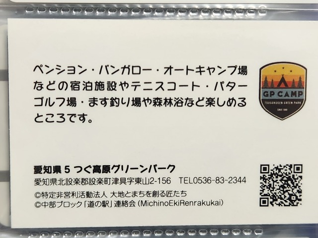 つぐ高原グリーンパーク記念指定券裏