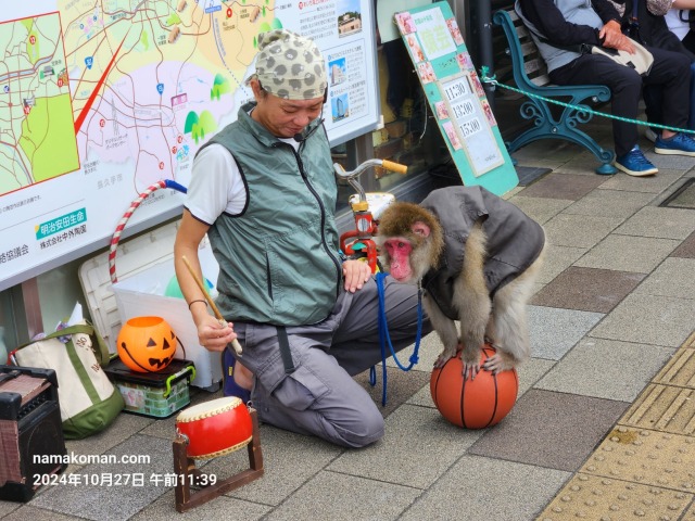 瀬戸しなの十兵衛くんの猿芸