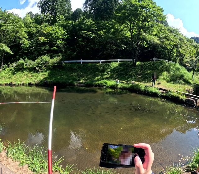 つぐ高原グリーンパーク釣り堀3