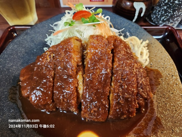 矢田かつ味噌かつ定食上2