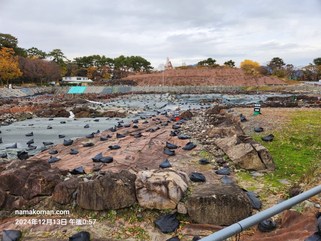 駿府城公園天守台発掘現場2