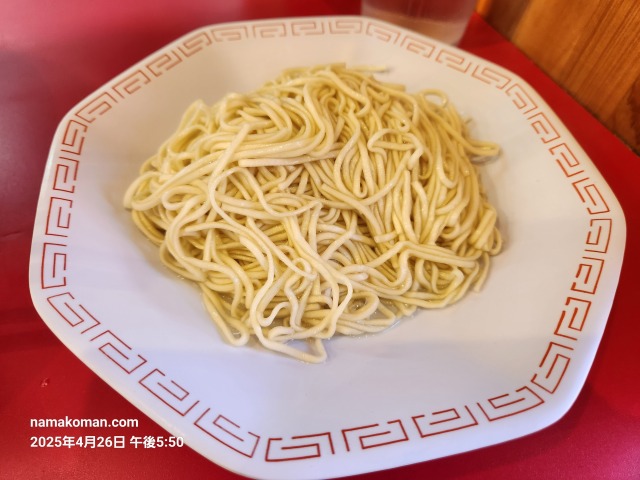 特別岐阜タンメン瀬戸店替え玉