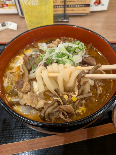 庄内温泉ユッケジャンうどん2